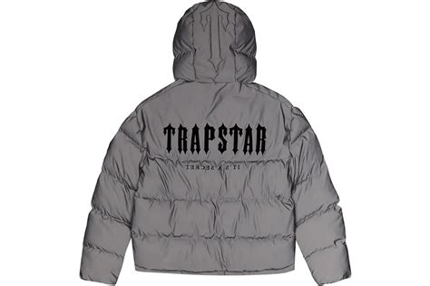 trapstar reflective puffer jacket